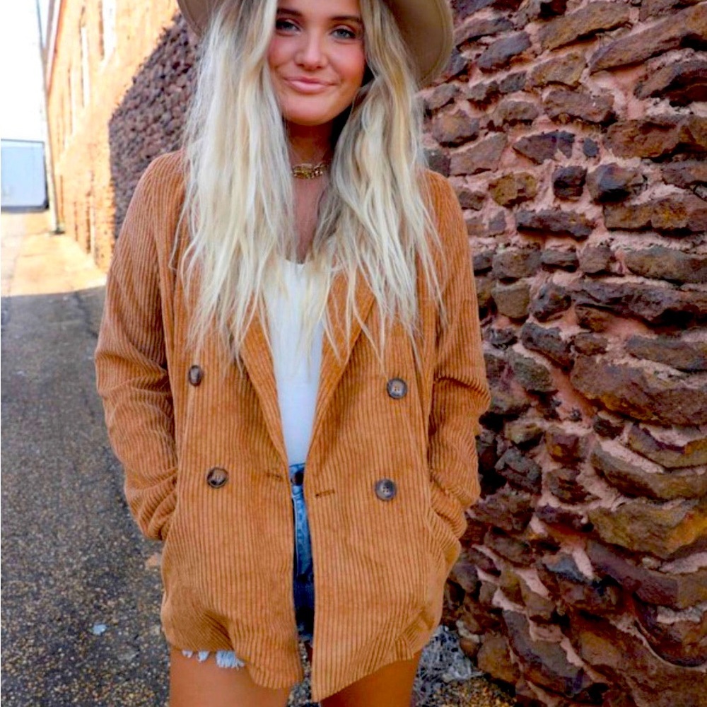 Judith March Cowgirl Corduroy Blazer